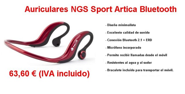 NGS Auricular Sport Artica Bluetooth